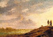 Aelbert Cuyp River Sunset Norge oil painting reproduction